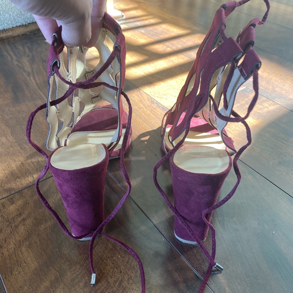 Purple Strappies Heel - Picture 3 of 3
